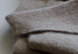Men’s Himalayan Taupe Pure Cashmere Polo Shirt view 3